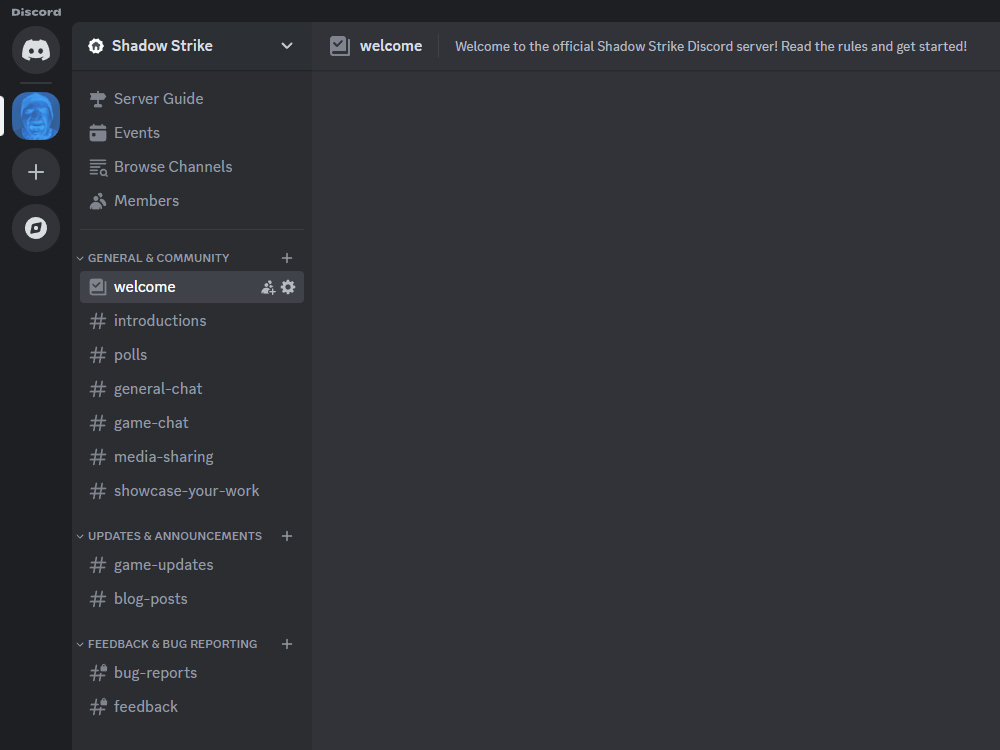 Screenshot of Discord Server